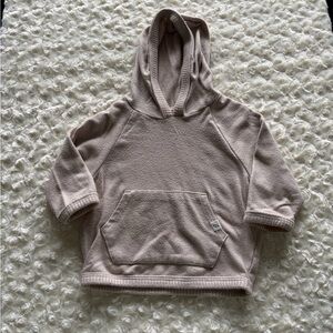 Size 6-9 Months Easy Peasy Cozy Beige Hooded Sweatshirt